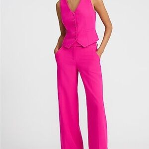Express Fuchsia Wide Leg trousers and Vest Top